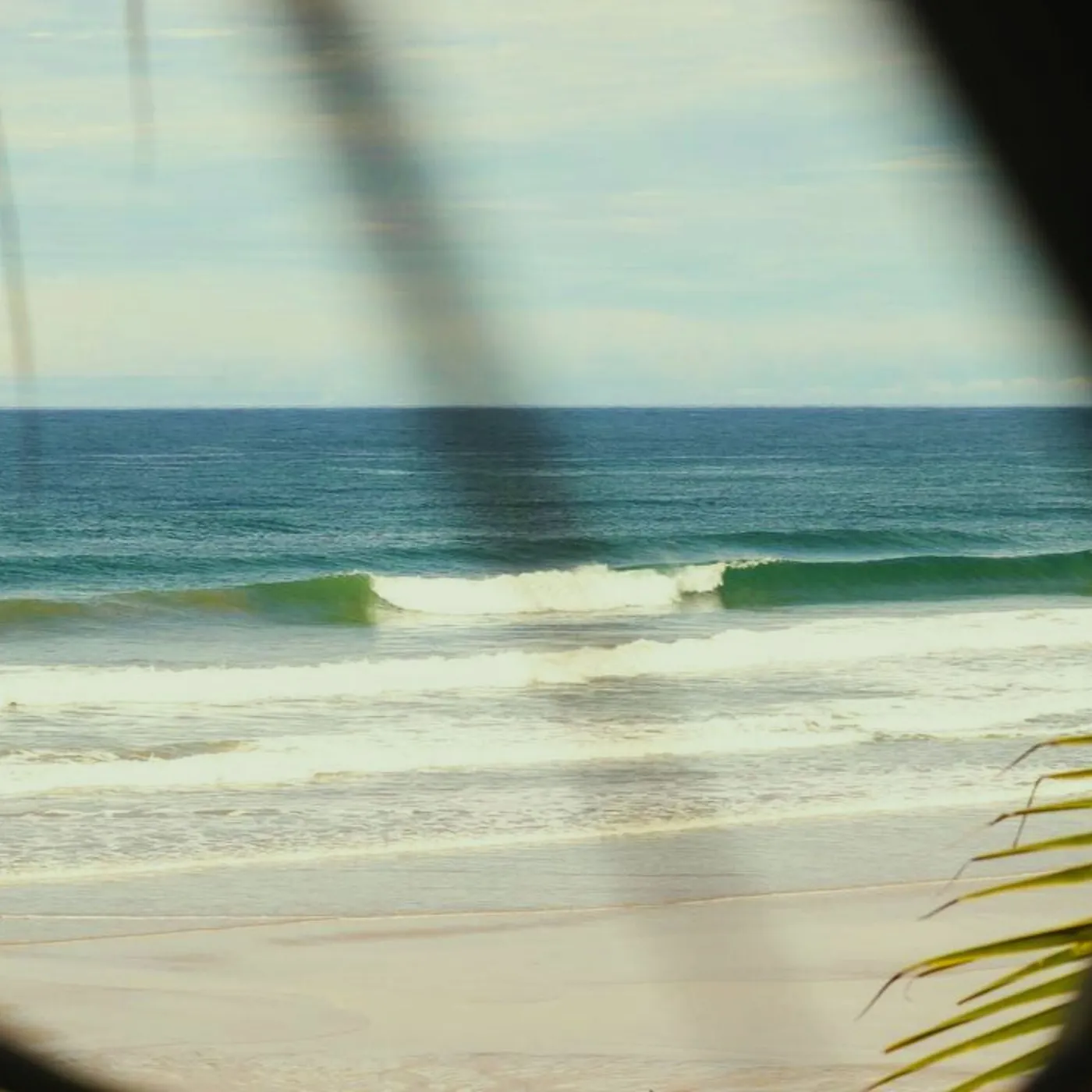Aluno surfando na Costa Rica