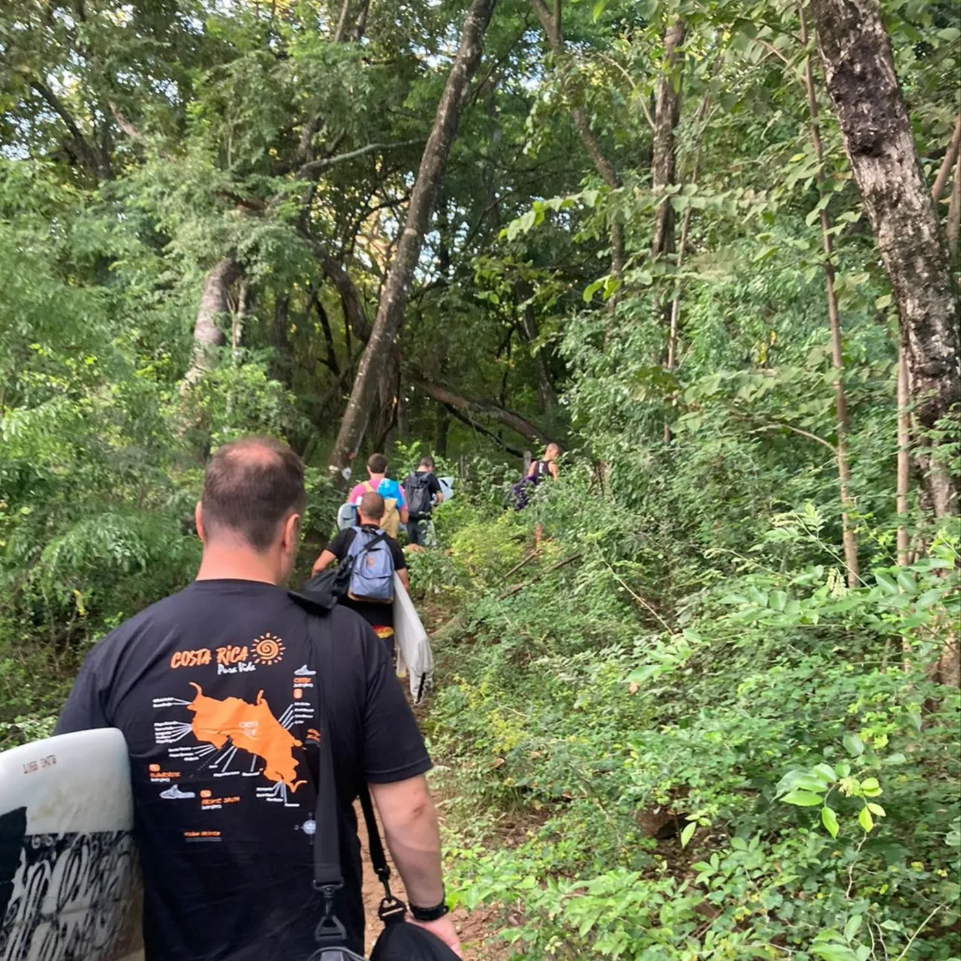 Trilha na Costa Rica
