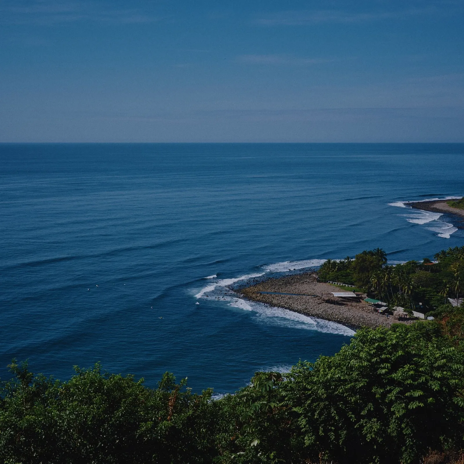 Costa de El Salvador vista de cima